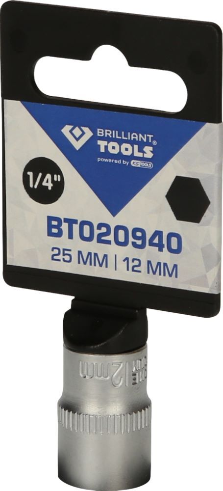 Produktbild 1/4" Sechskant-Stecknuss, 12 mm bild 3