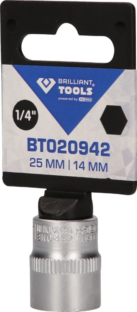 Produktbild 1/4" Sechskant-Stecknuss, 14 mm bild 3