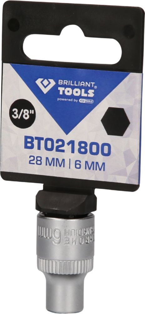 Produktbild 3/8" Sechskant-Stecknuss, 6 mm bild 3