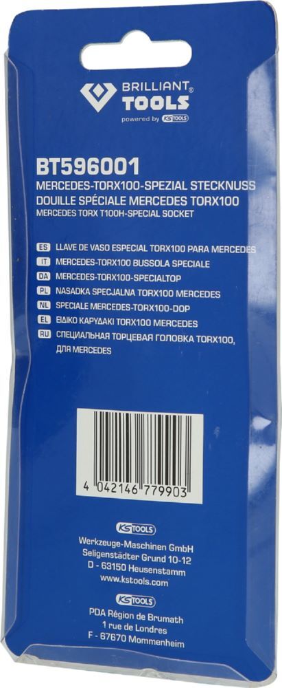 Produktbild 1/2" Spezial Stecknuss für Mercedes-Torx TB100 bild 4