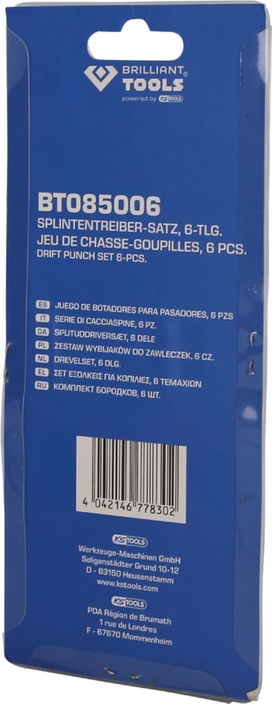 Produktbild Splintentreiber-Satz, 6-tlg bild 5