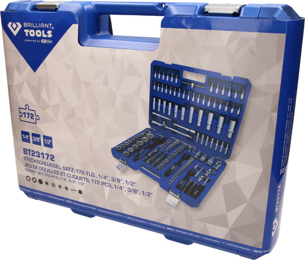 Produktbild Steckschlüssel-Satz, 172-tlg, 1/4", 3/8", 1/2" bild 5