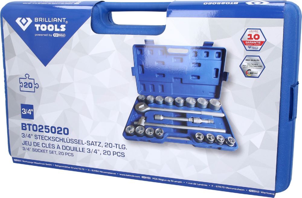 Produktbild 3/4" Steckschlüssel-Satz, 20-tlg bild 6