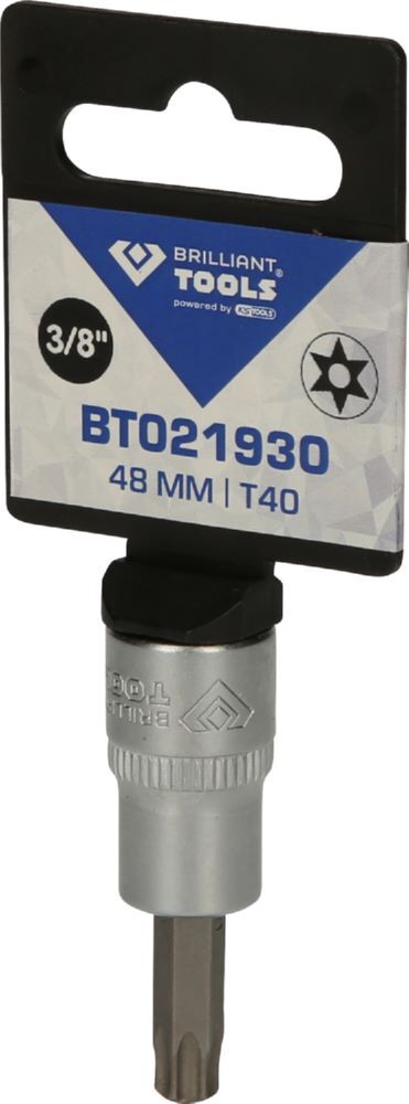 Produktbild 3/8" Torx-Bit-Stecknuss, mit Stirnlochbohrung, TB40 bild 3