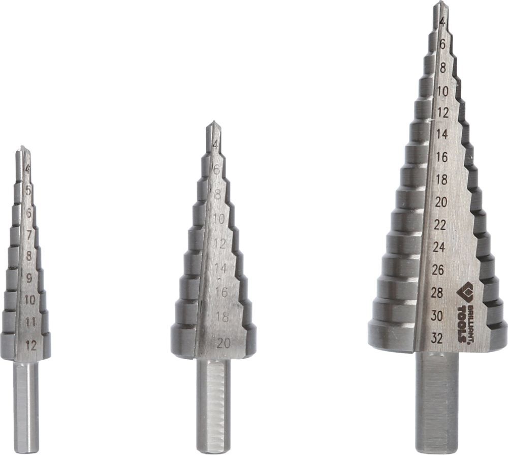 Produktbild Stufenbohrer-Satz, 3-tlg, Ø 4 - 32 mm bild 2
