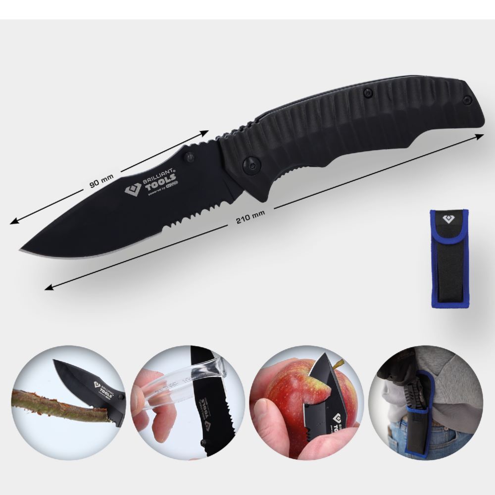 Produktbild Klappmesser mit Arretierung und Tasche bild 2