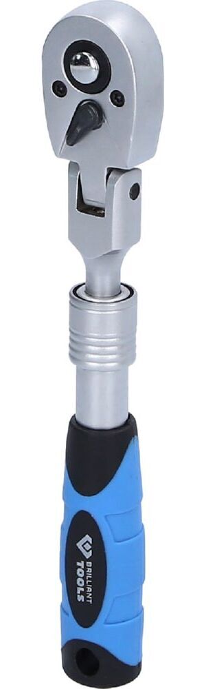 Produktbild Brilliant Tools Teleskop Umschaltknarre mit flexibelem Kopf 175 - 225 mm 1/4 Zoll