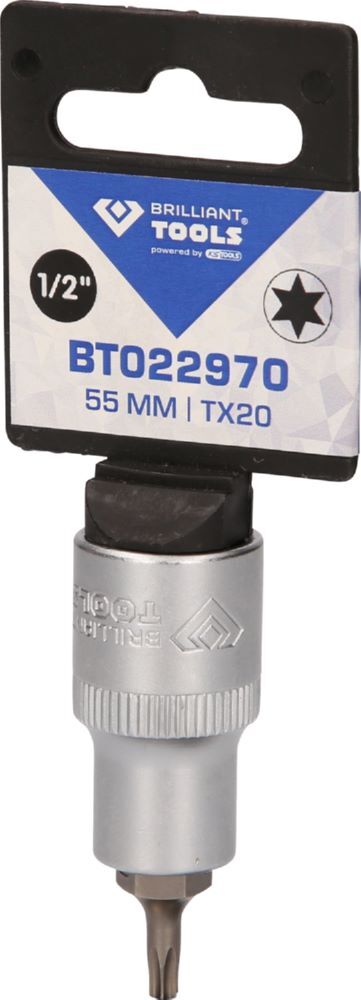 Produktbild 1/2" Torx-Bit-Stecknuss, 55 mm lang, T20 bild 3