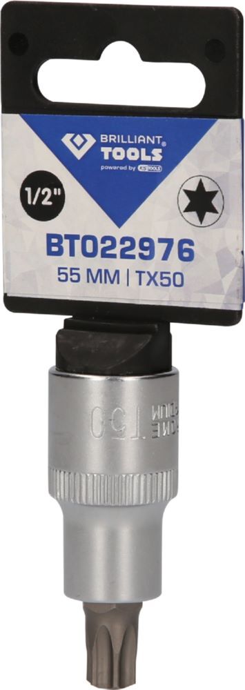 Produktbild 1/2" Torx-Bit-Stecknuss, 55 mm lang, T50 bild 3