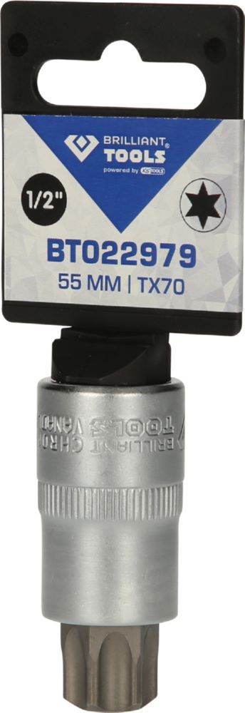Produktbild 1/2" Torx-Bit-Stecknuss, 55 mm lang, T70 bild 3