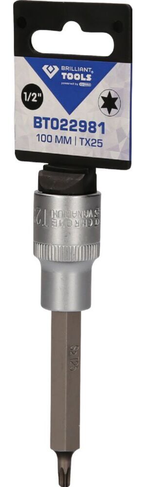 Produktbild 1/2" Torx-Bit-Stecknuss, 100 mm lang, T25 bild 3