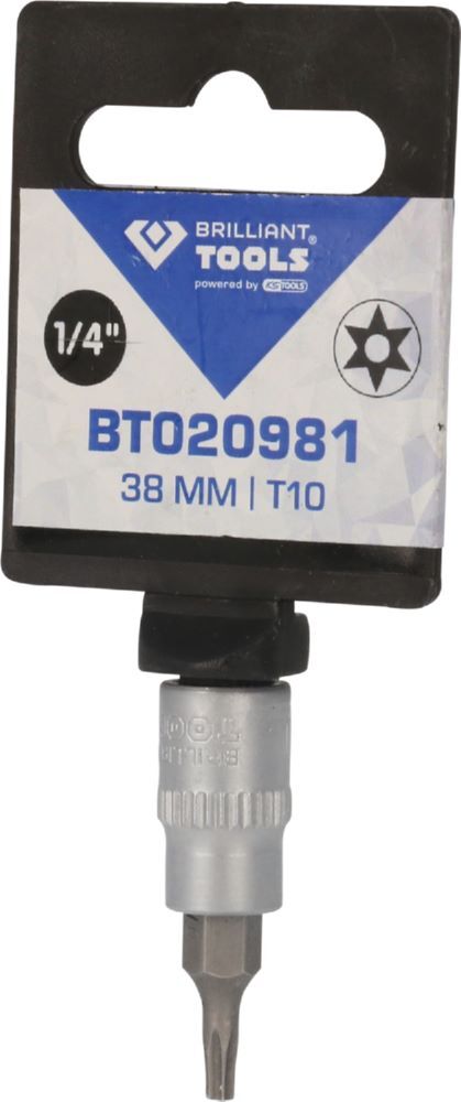Produktbild 1/4" Torx-Bit-Stecknuss, mit Stirnlochbohrung, TB10 bild 3