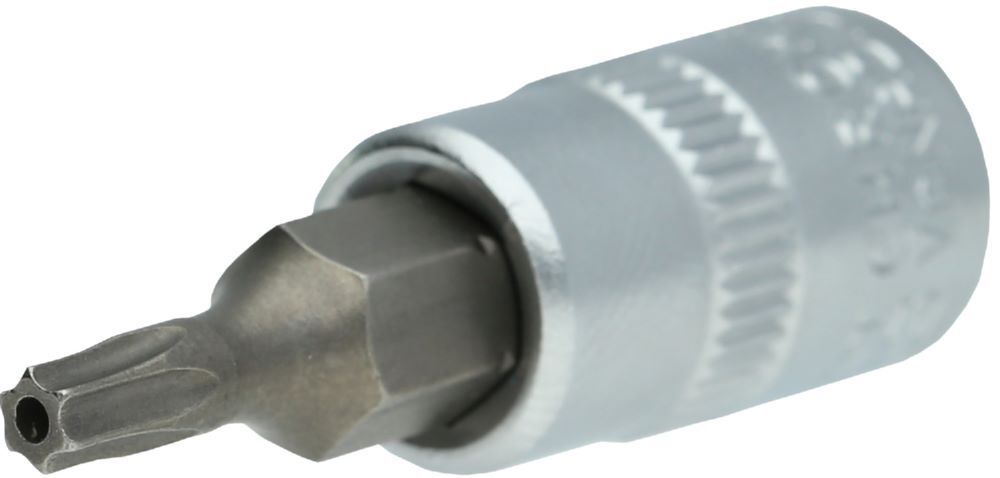 Produktbild Brilliant Tools Torx Bit Stecknuss 1/4 Zoll mit Stirnlochbohrung TB15