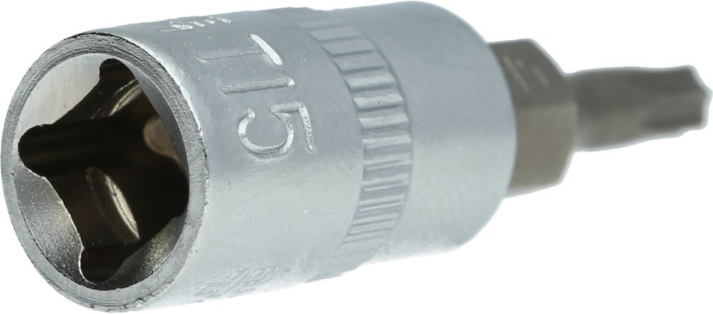Produktbild 1/4" Torx-Bit-Stecknuss, mit Stirnlochbohrung, TB15 bild 2