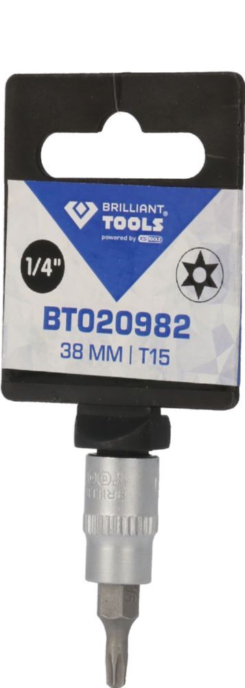 Produktbild 1/4" Torx-Bit-Stecknuss, mit Stirnlochbohrung, TB15 bild 3