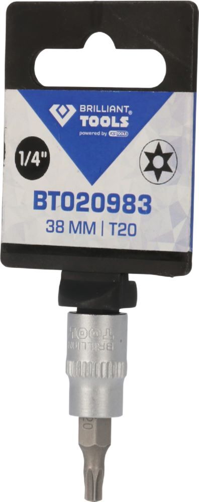 Produktbild 1/4" Torx-Bit-Stecknuss, mit Stirnlochbohrung, TB20 bild 3