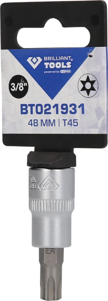 Produktbild 3/8" Torx-Bit-Stecknuss, mit Stirnlochbohrung, TB45 bild 3