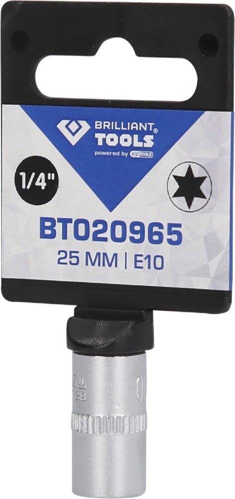 Produktbild 1/4" Torx-E-Stecknuss, E10 bild 3