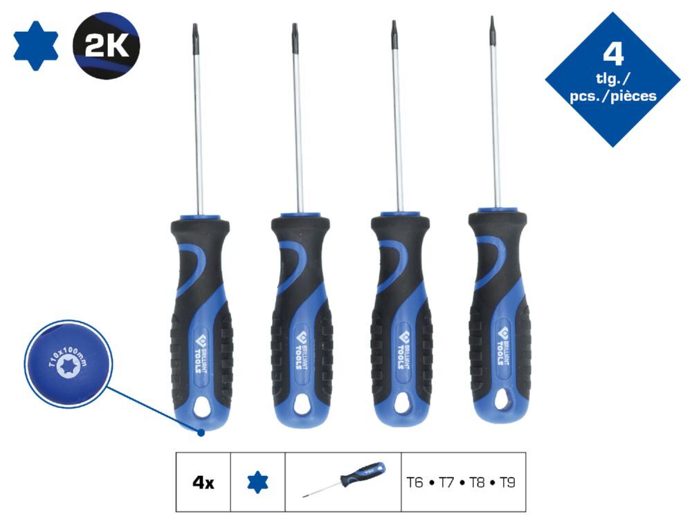 Produktbild Schraubendreher-Satz, 4-tlg, Torx-Profil bild 2
