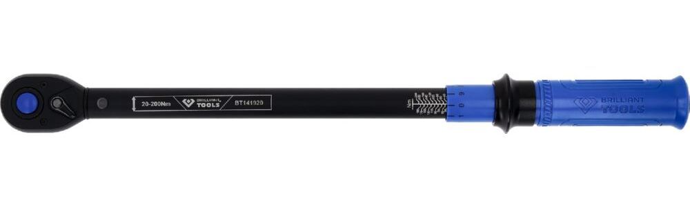 Produktbild Brilliant Tools Ratschen Drehmomentschlüssel umschaltbar 20-200 Nm1/2 Zoll