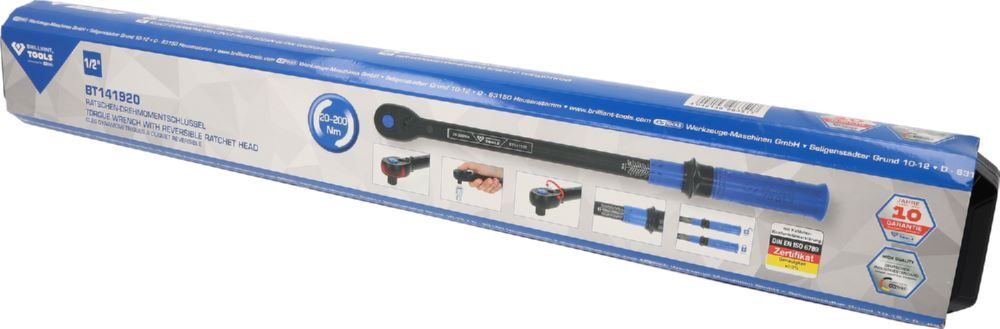 Produktbild 1/2" Ratschen-Drehmomentschlüssel umschaltbar, 20-200 Nm bild 5