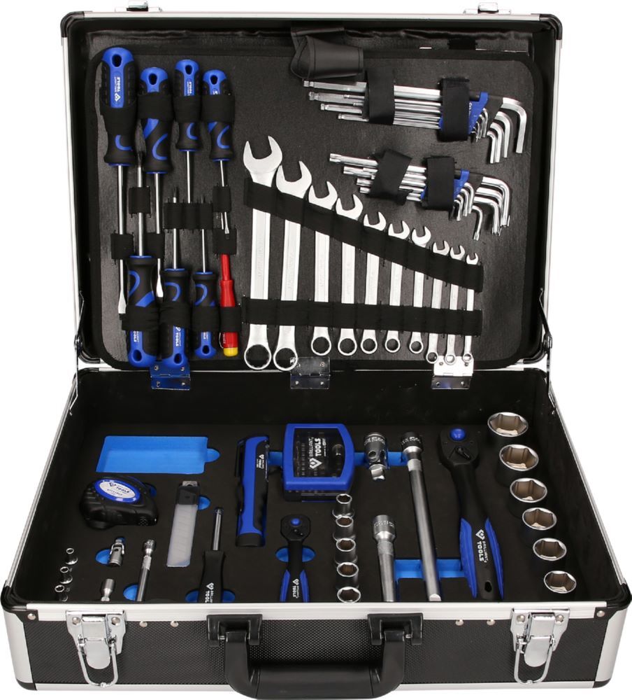 Produktbild Brilliant Tools Universal Werkzeug Satz 1/4 Zoll + 1/2 Zoll 143 teilig