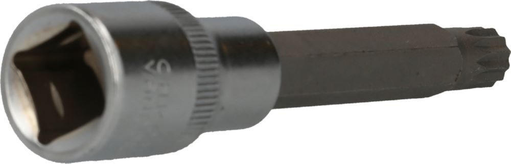 Produktbild 1/2" Vielzahn-Bit-Stecknuss, 100 mm lang, M10 bild 2