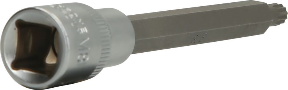Produktbild 1/2" Vielzahn-Bit-Stecknuss, 140 mm lang, M8 bild 2