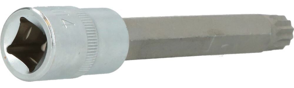 Produktbild 1/2" Vielzahn-Bit-Stecknuss, 140 mm lang, M14 bild 2