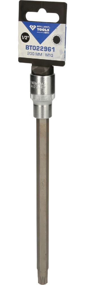 Produktbild 1/2" Vielzahn-Bit-Stecknuss, 200 mm lang, M10 bild 3