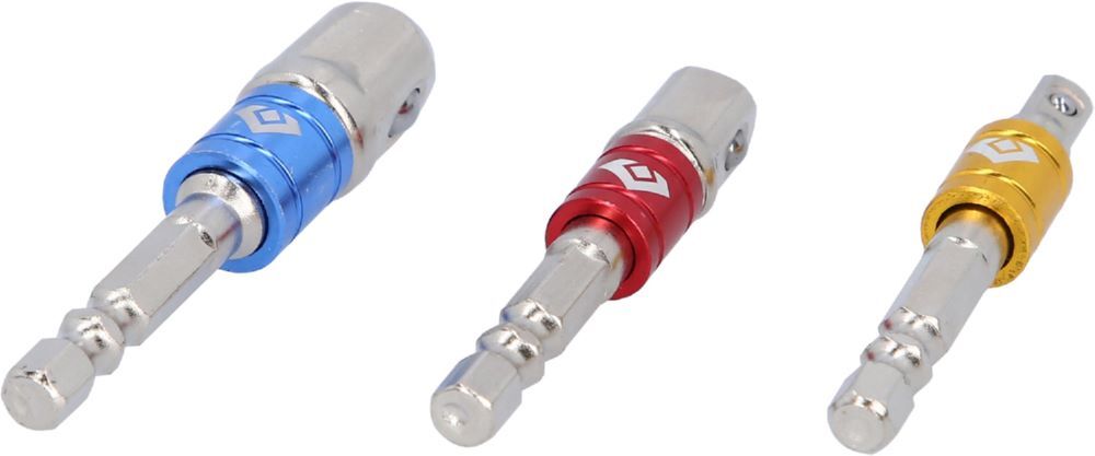 Produktbild Brilliant Tools Vierkant Adapter Satz 1/4 Zoll + 3/8 Zoll + 1/2 Zoll 3 teilig