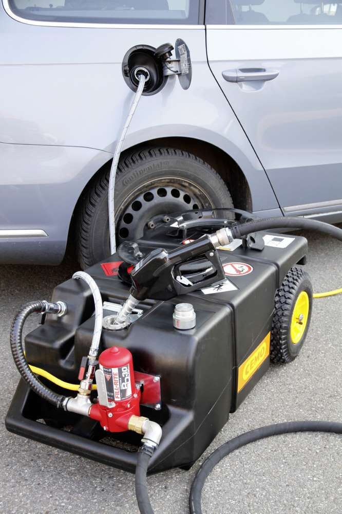 CEMO Absaug und Tanktrolley 95 Liter Produktbild CEMO Absaug und Tanktrolley 95 Liter bild 2