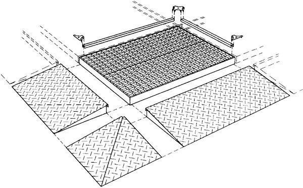 Produktbild Cemo Auffahrrampe für Fächenschutz Höhe 108 mm