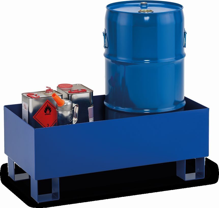 Cemo Auffangwanne Typ SW65/2 lackiert RAL 5002 ohne Gitterrost 82 x 41 x 32 cm Produktbild Cemo Auffangwanne Typ SW65/2 lackiert RAL 5002 ohne Gitterrost 82 x 41 x 32 cm