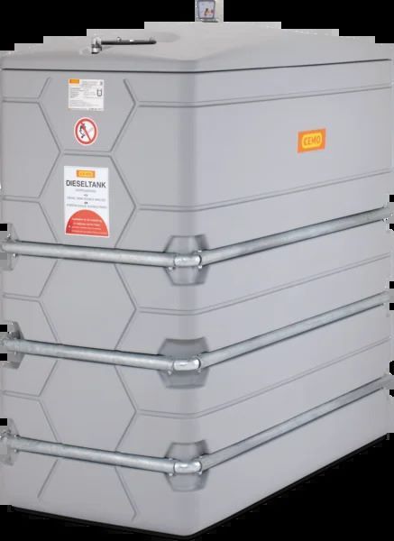 Produktbild Cemo Cube Diesel Tank 2000 Liter Slimline 86 x 180 x 180 cm