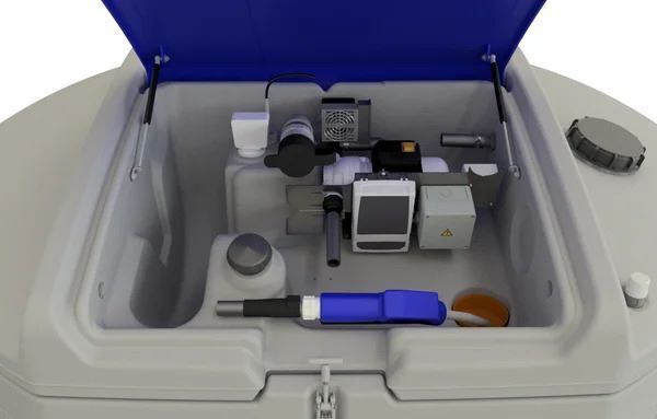 Produktbild Cemo Cube Tank 3500 Liter für Adblue Outdoor Basic 210 x 198 x158 cm