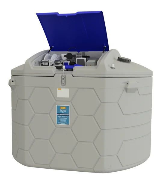 Produktbild Cemo CUBE Tank 3500 Liter mit Auffangwanne für Adblue Outdoor Premium