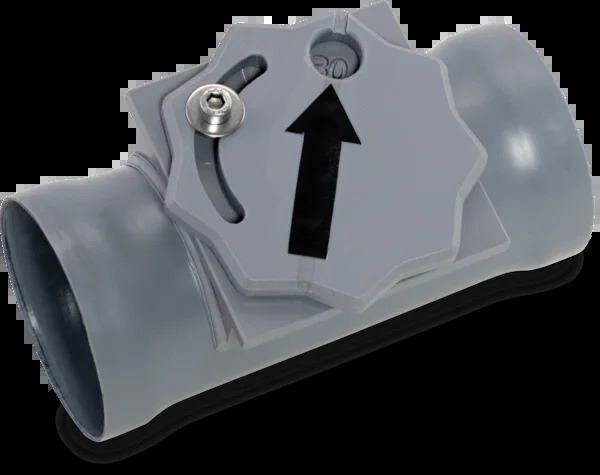 Produktbild Cemo Drosselklappe DN 75 PPs für Abluftventilatoren