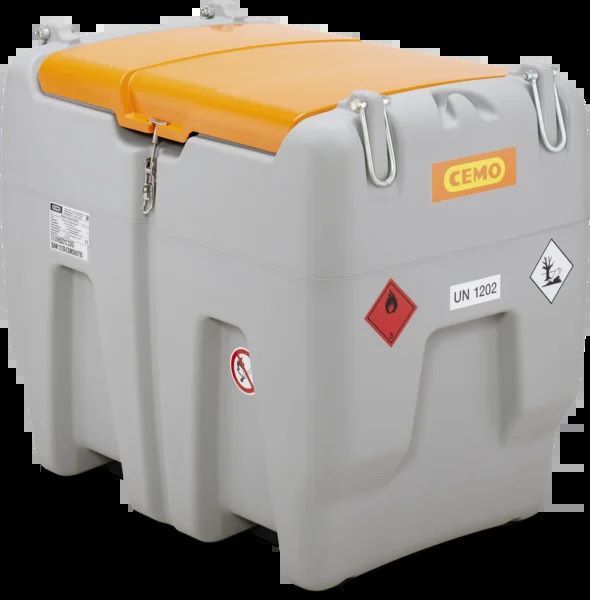 Produktbild Cemo Dieseltank Mobil Easy 620 Liter mit Elektropumpe 79,6 x 117,5 x 102,8 cm