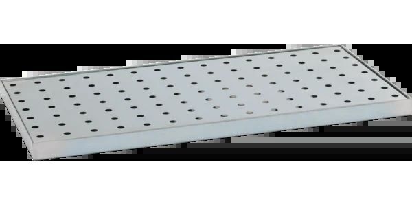 Produktbild Cemo Fachbodenwanne verzinkt mit Lochblecheinlage 55 x 111 x 5 cm