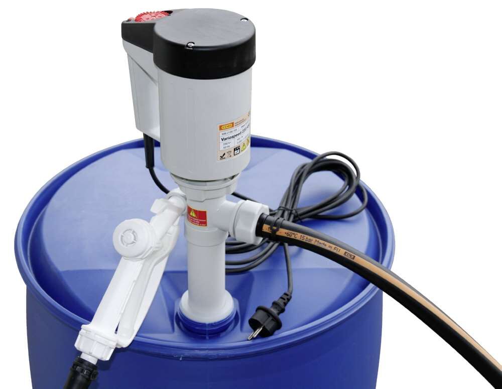 CEMO Fasspumpe Set Eco-1 ZV für Adblue mit Handzapfventil Produktbild CEMO Fasspumpe Set Eco-1 ZV für Adblue mit Handzapfventil