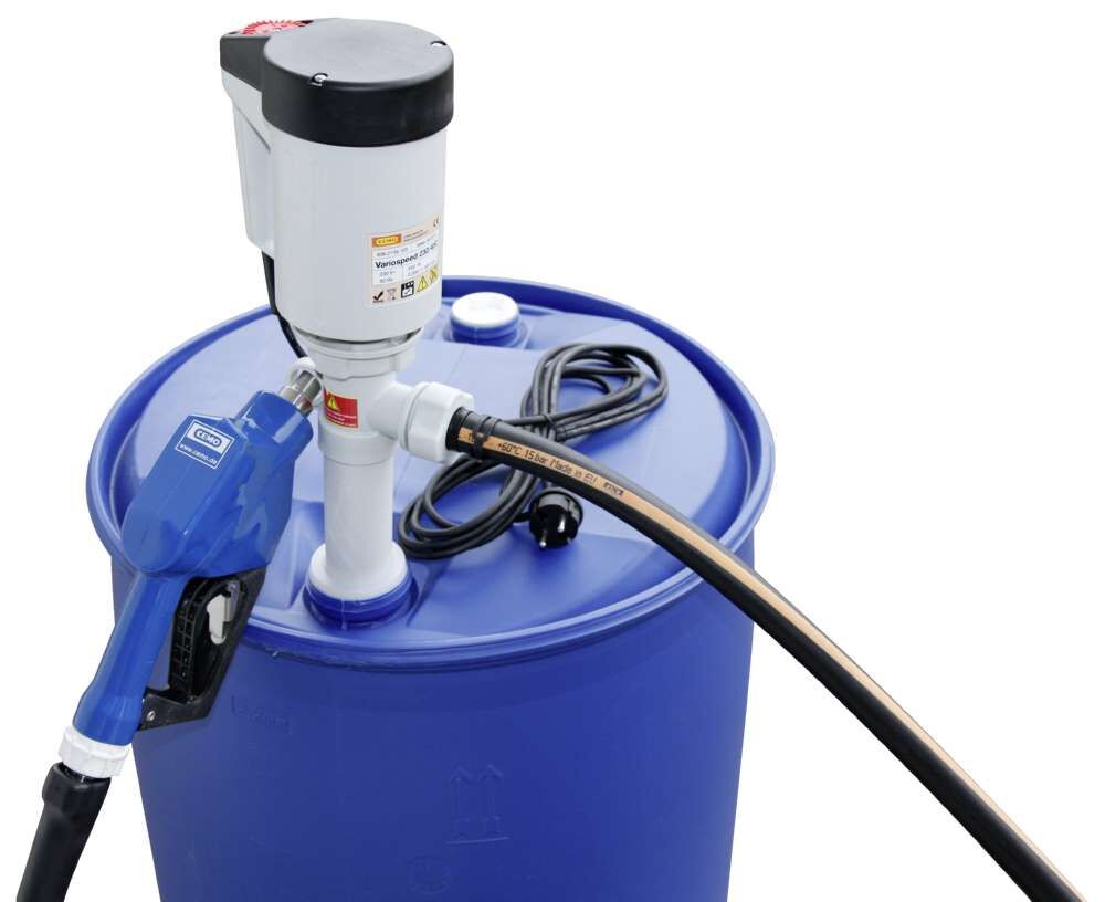 CEMO Fasspumpe Set Eco-1 AZV für AdBlue mit Automatik Zapfpistole Produktbild CEMO Fasspumpe Set Eco-1 AZV für AdBlue mit Automatik Zapfpistole