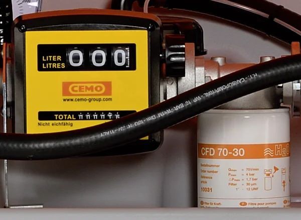 Produktbild Cemo Filter mit Zähler und Wasserabscheider für Cube Dieseltank