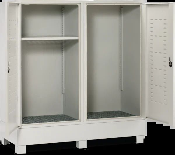 Produktbild Gefahrstoffdepot kompakt 220 für 2 Fässer 70 x 170 x 180 cm bild 4