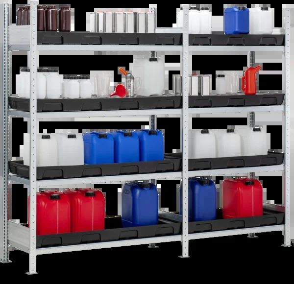 Produktbild Cemo Gefahrstoffregal 10/5 PE Erweiterungsfeld 53,5 x 103 x 200 cm