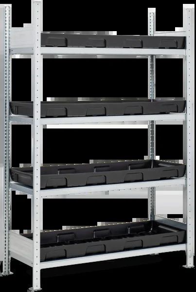 Produktbild Cemo Gefahrstoffregal 13/5-PE Grundfeld 53,5 x 136 x 200 cm