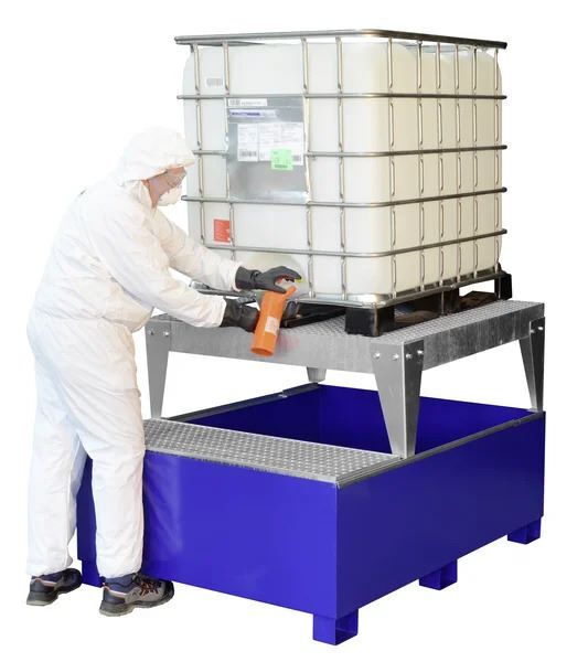 Produktbild Cemo IBC Auffangwanne GS1a AB1 lackiert 126 x 160 x 100 cm