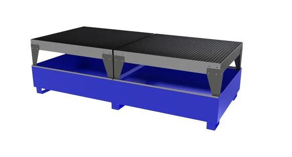 Produktbild Cemo IBC Auffangwanne GS2 AB2 lackiert 1000 Liter lackiert 126 x 268 x 80 cm