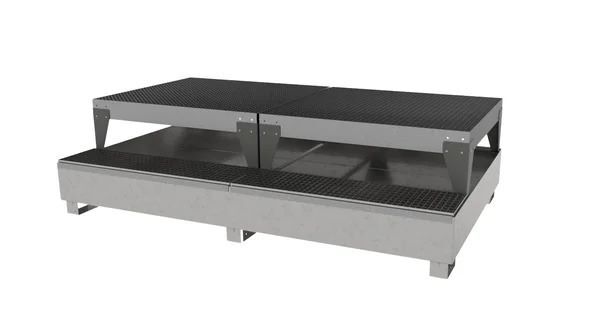 Produktbild Cemo IBC Auffangwanne GS2a AB2 verzinkt 161 x 268 x 74 cm