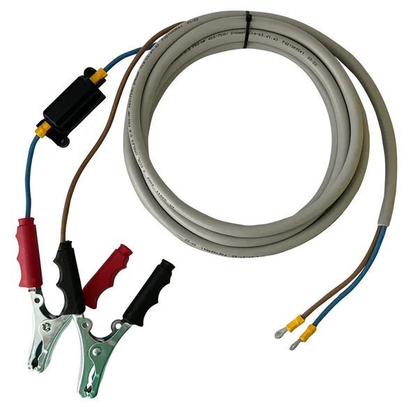 Produktbild Cemo Anschlusskabel 4 m mit Sicherung und Polzange für Elektropumpe